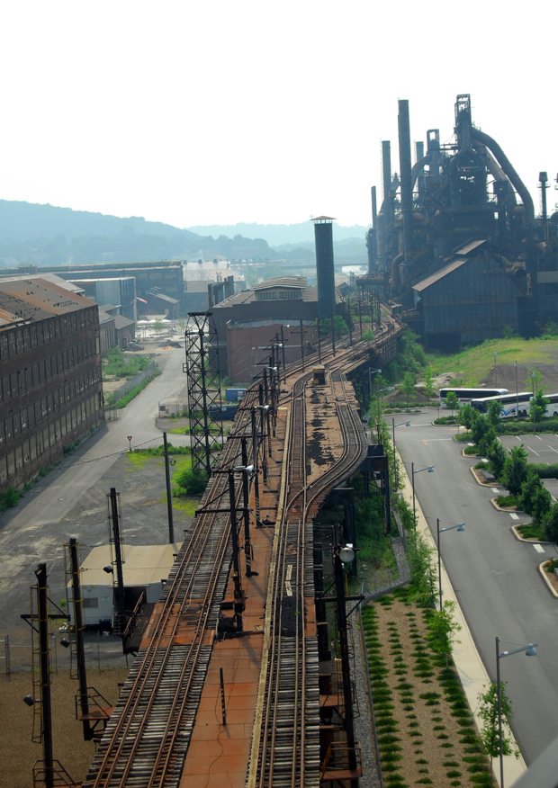 ViewFromPresSuiteSandsHotel Sands Casino Resort Hotel View of the Former Bethlehem Steel