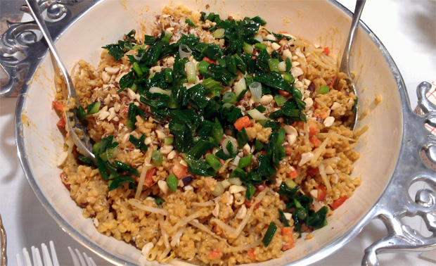 Scallions&Quinoa Scallions & Quinoa, Simple and Healthful meal by Quinn Asteak and Robyn Youkilis